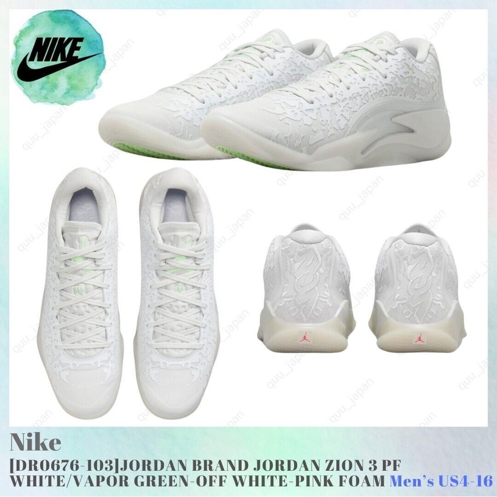 JORDAN BRAND JORDAN ZION 3 PF DR3 Mens  NEW